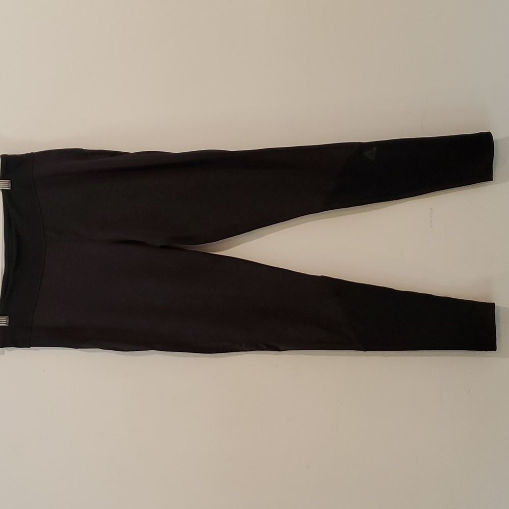 ADIDAS FLOWER PRINT ATHLETIC WOMENS YOGA PANTS US MEDIUM